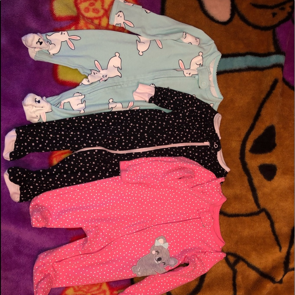 Baby Girl 3 piece pajamas